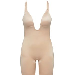 NWT Spanx Low Back mid thigh body suit